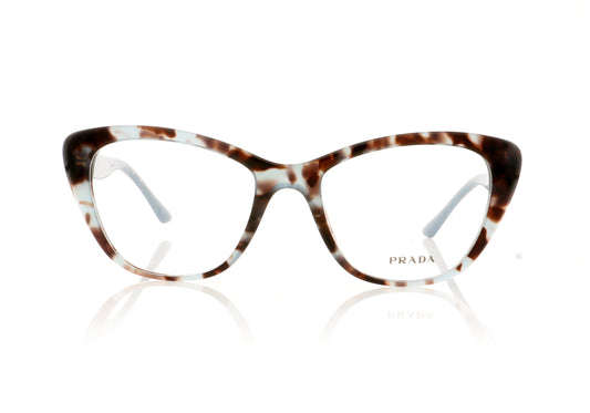 Prada 0PR04WV VPR 04W 05H101 Spotted Blue Glasses - Front