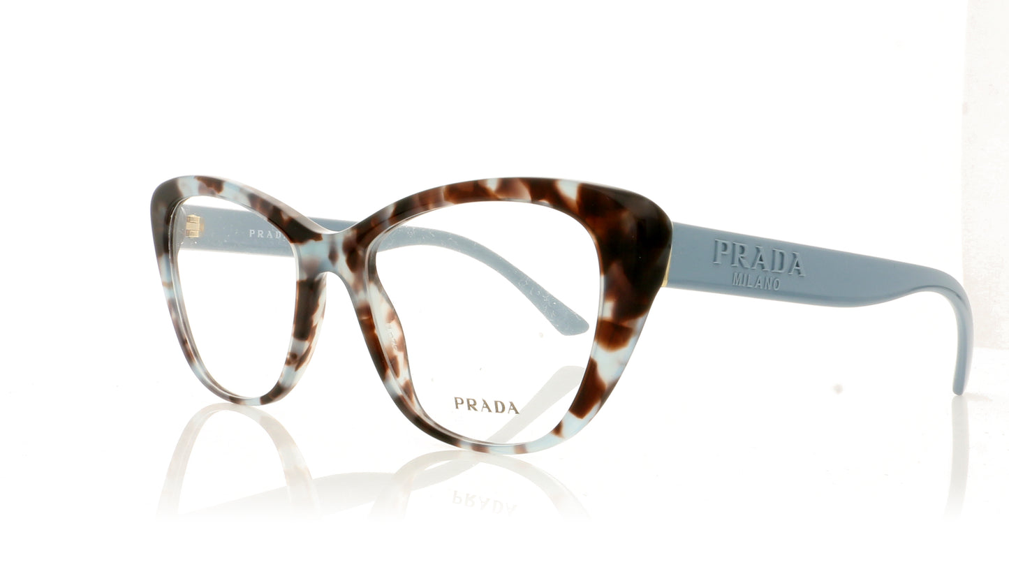 Prada 0PR04WV VPR 04W 05H101 Spotted Blue Glasses - Angle