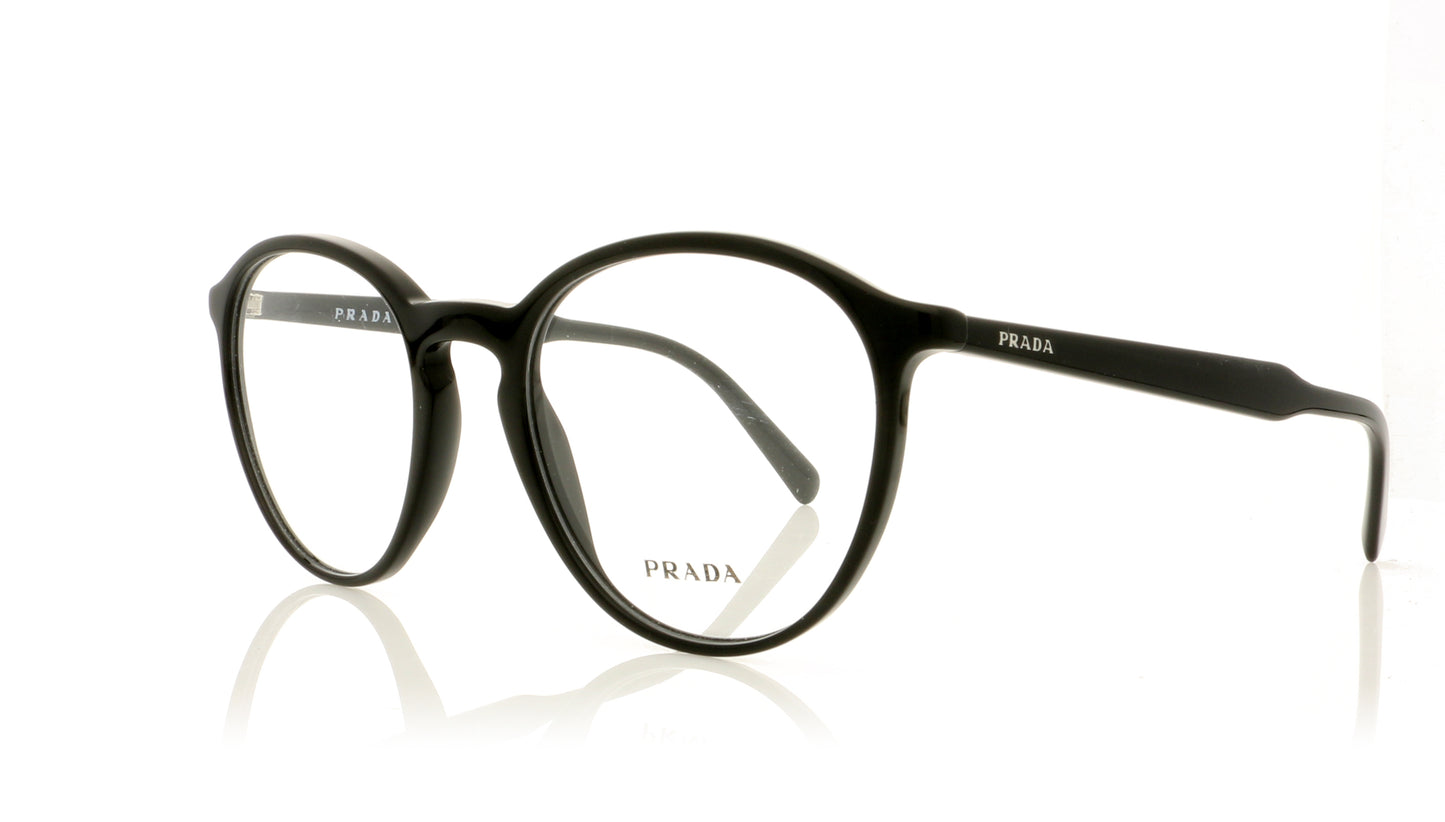 Prada VPR 13T 101 1AB Glasses - Angle