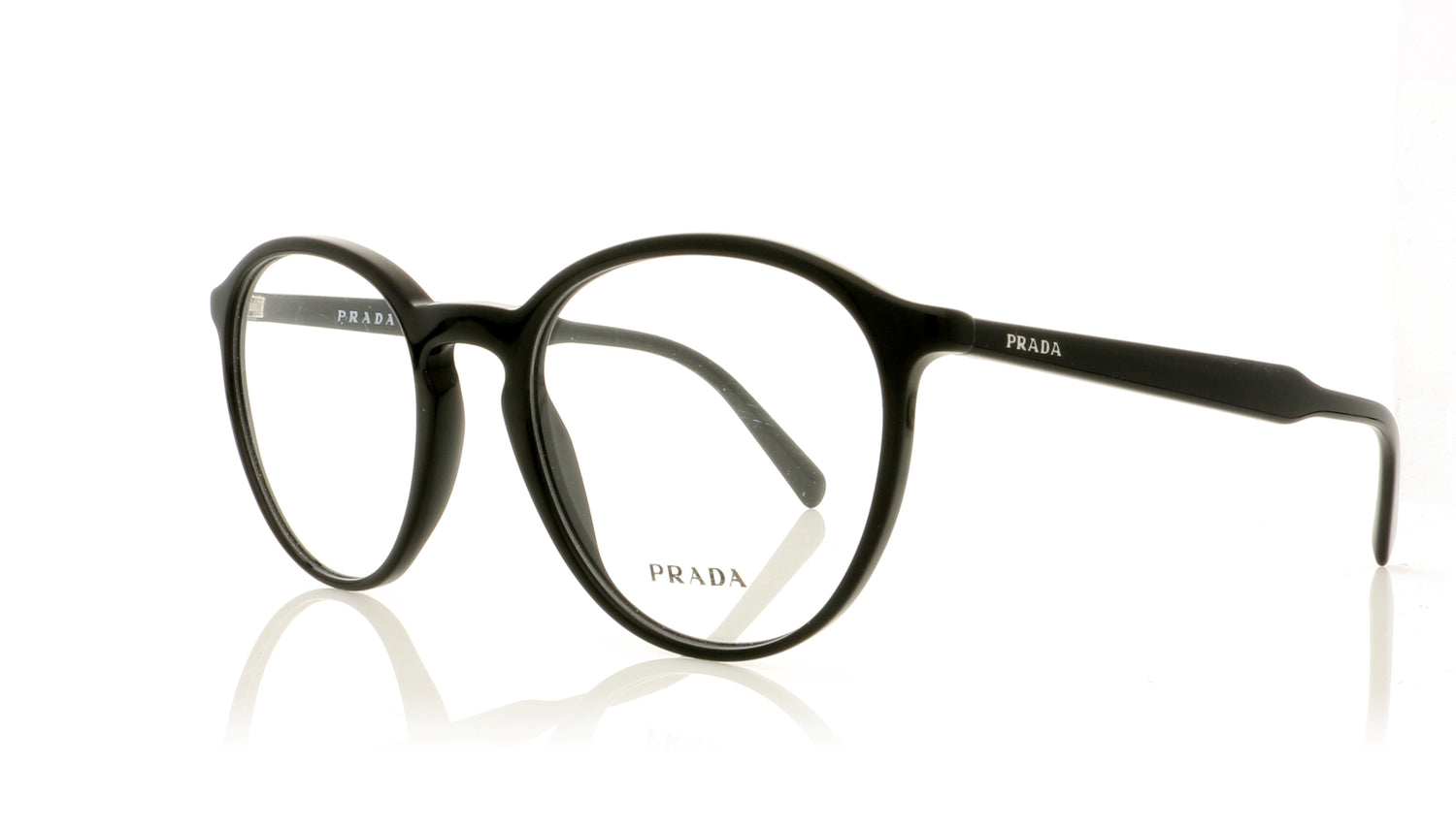 Prada VPR 13T 101 1AB Glasses - Angle