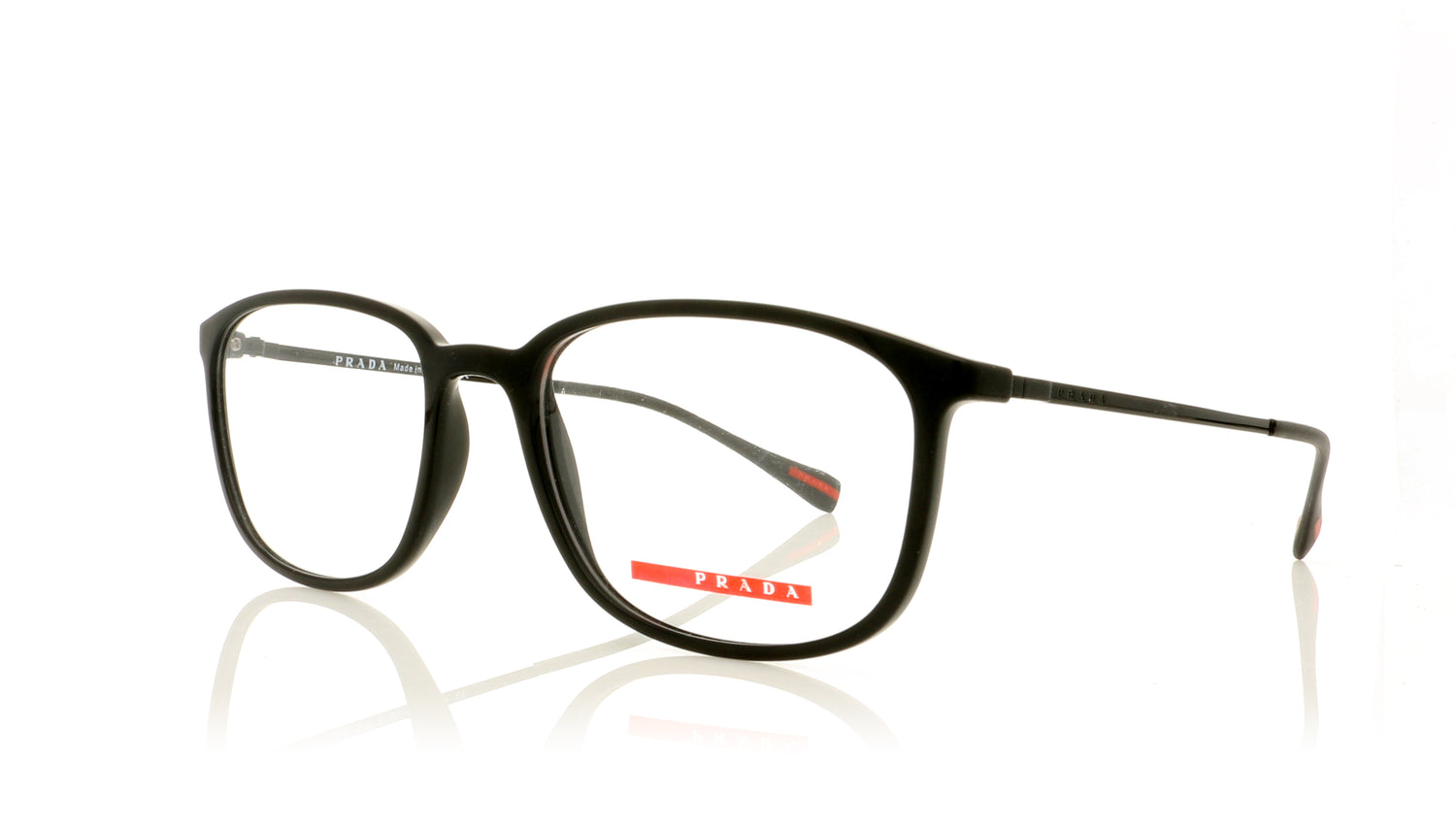 Prada VPS 03H 101 1AB Glasses - Angle