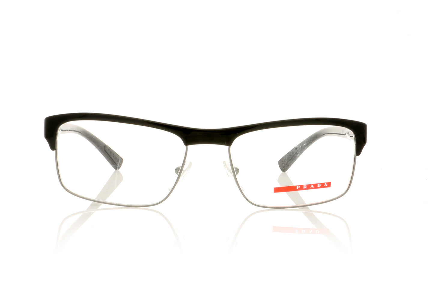 Prada VPS 06F 1AB-101 Black Glasses - Front