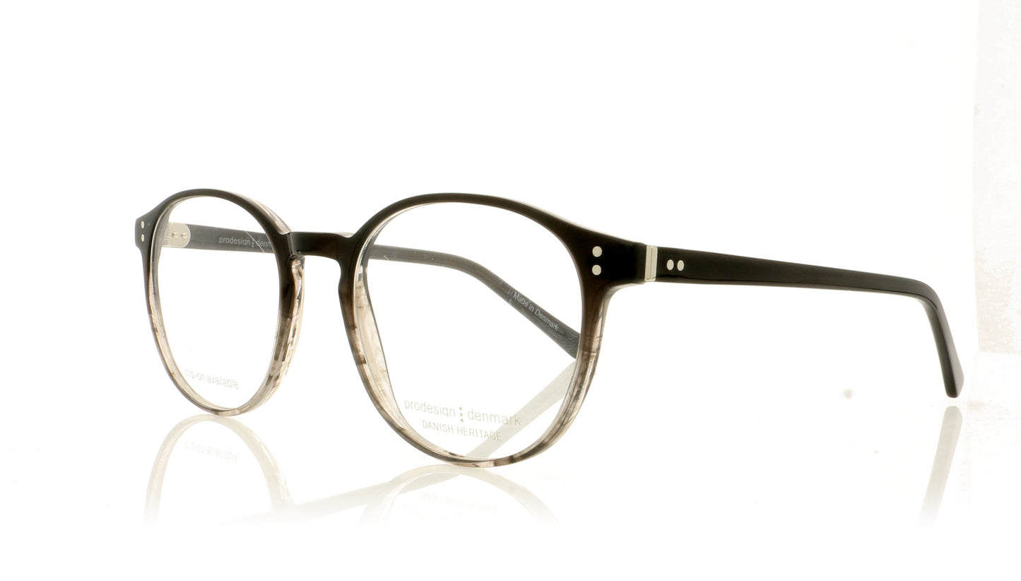ProDesign 4771 6042 Black Glasses - Angle