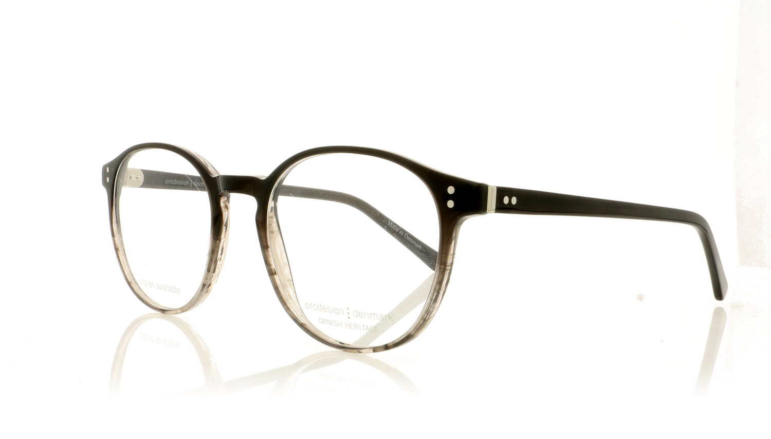 ProDesign 4771 6042 Black Glasses - Angle