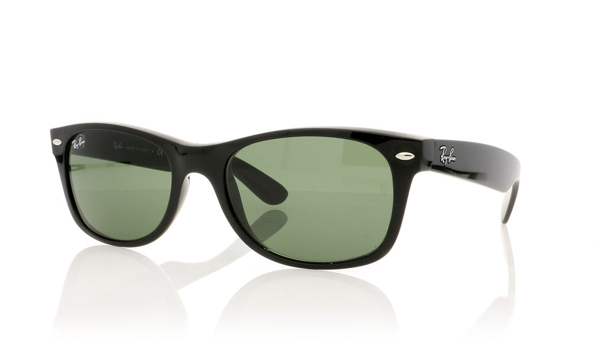 Ray-Ban New Wayfarer 901 Black Sunglasses - Angle
