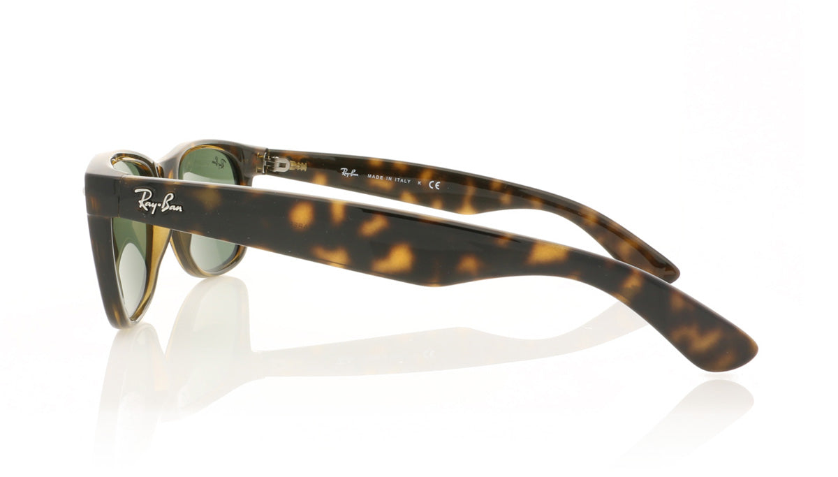 Ray-Ban New Wayfarer RB2132 902L Tortoise Sunglasses - Side