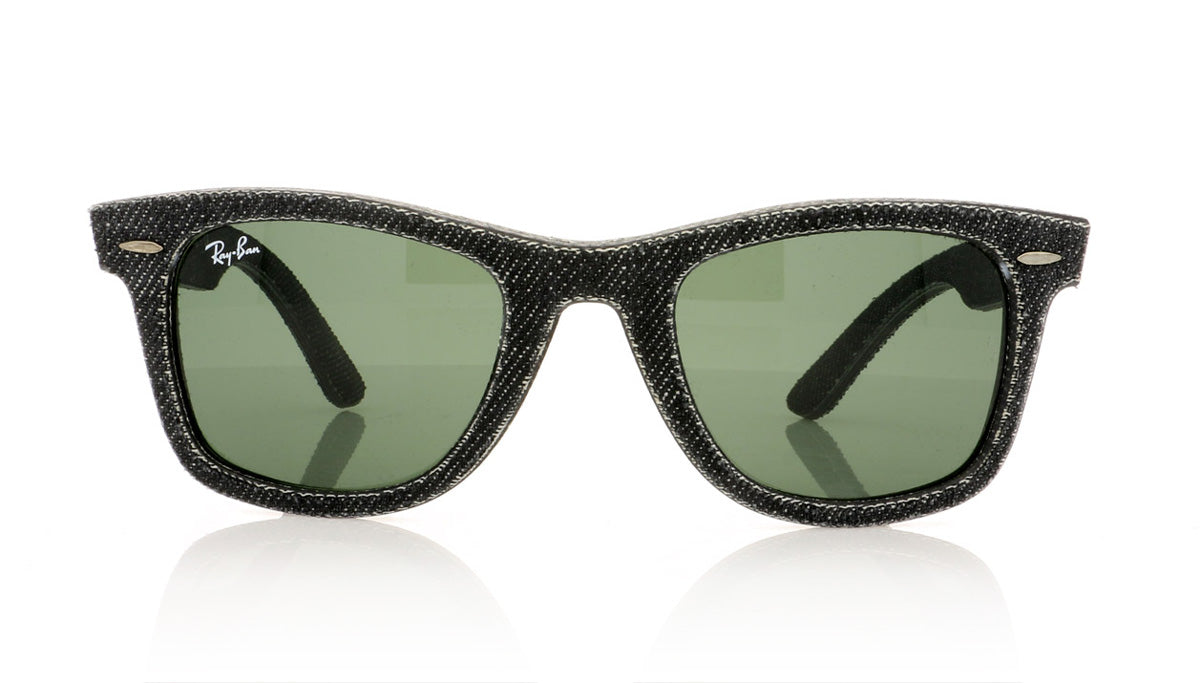 Ray-Ban Wayfarer RB2140 1162 Jeans Black Sunglasses - Front