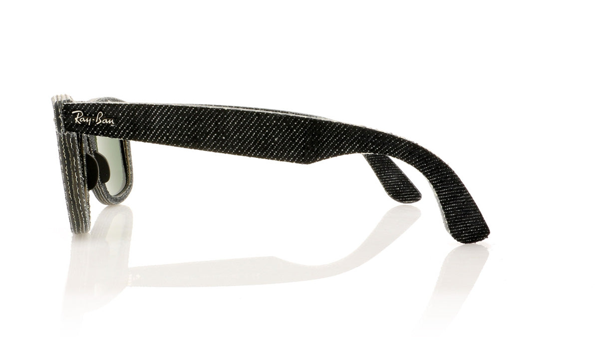 Ray-Ban Wayfarer RB2140 1162 Jeans Black Sunglasses - Side
