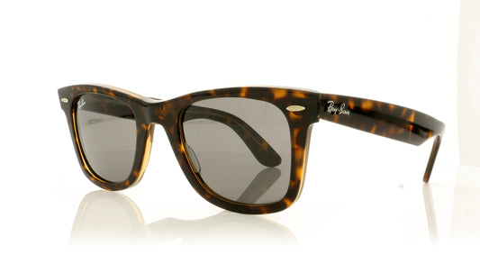 Ray-Ban Wayfarer 1292B1 Havana On Trasparent Light Bro Sunglasses - Angle