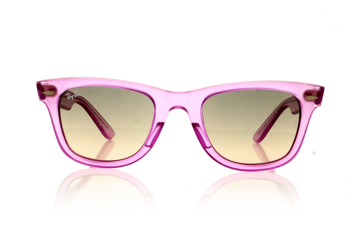 Ray-Ban Wayfarer 605632 Demi Gloss Violet Sunglasses - Front
