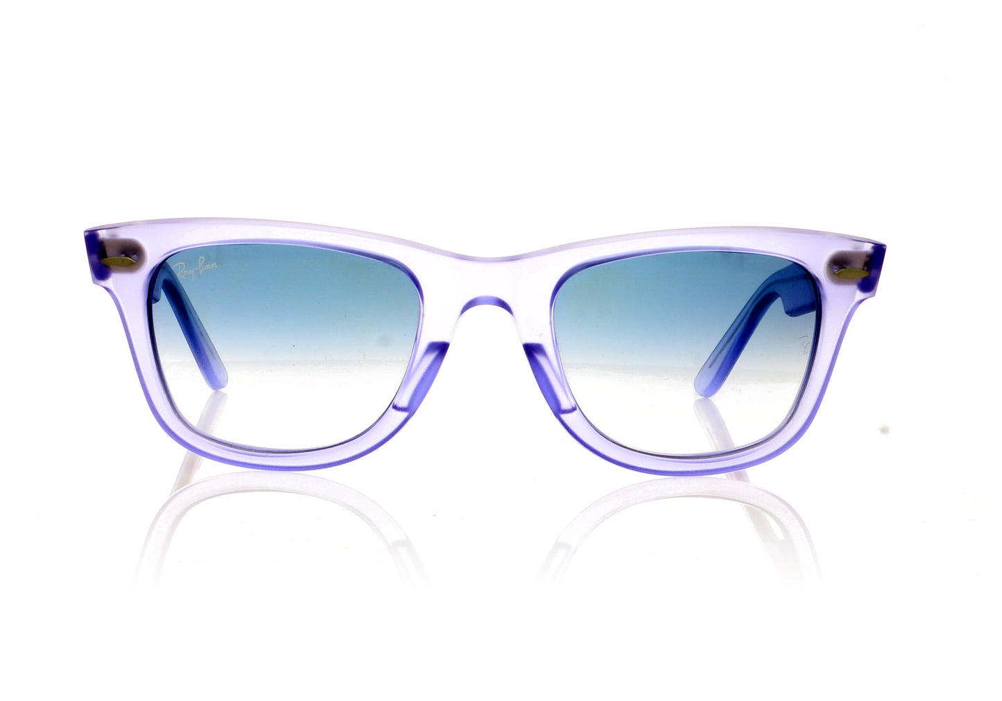 Ray-Ban Wayfarer 60603F Demi Gloss Lilac Sunglasses - Front