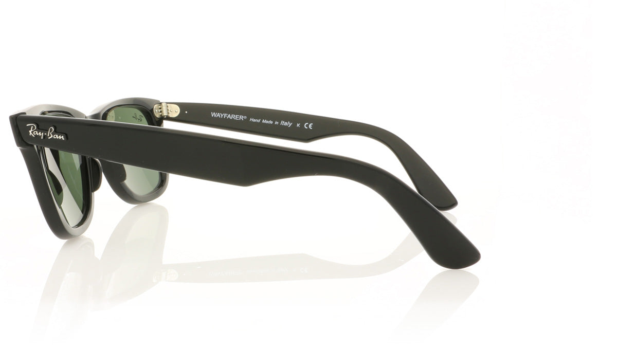 Ray-Ban Wayfarer RB2140 901 Black Sunglasses - Side