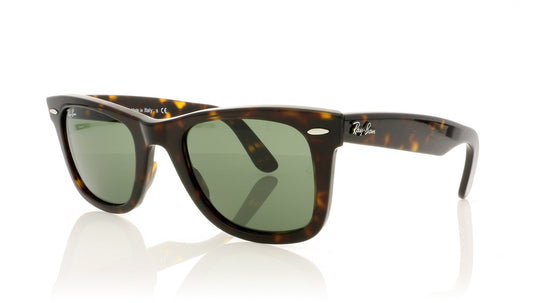 Ray-Ban Wayfarer RB2140 902 Tortoise Sunglasses - Angle