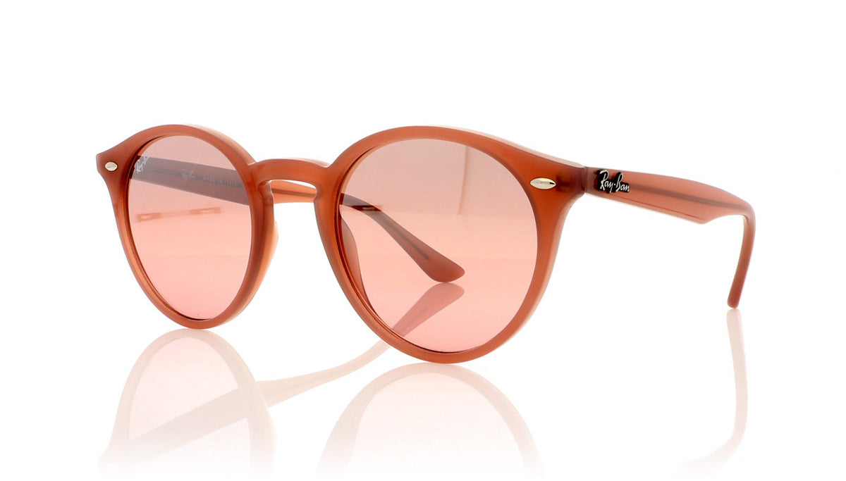 Ray-Ban RB2180 62297E Antique Pink Sunglasses - Angle