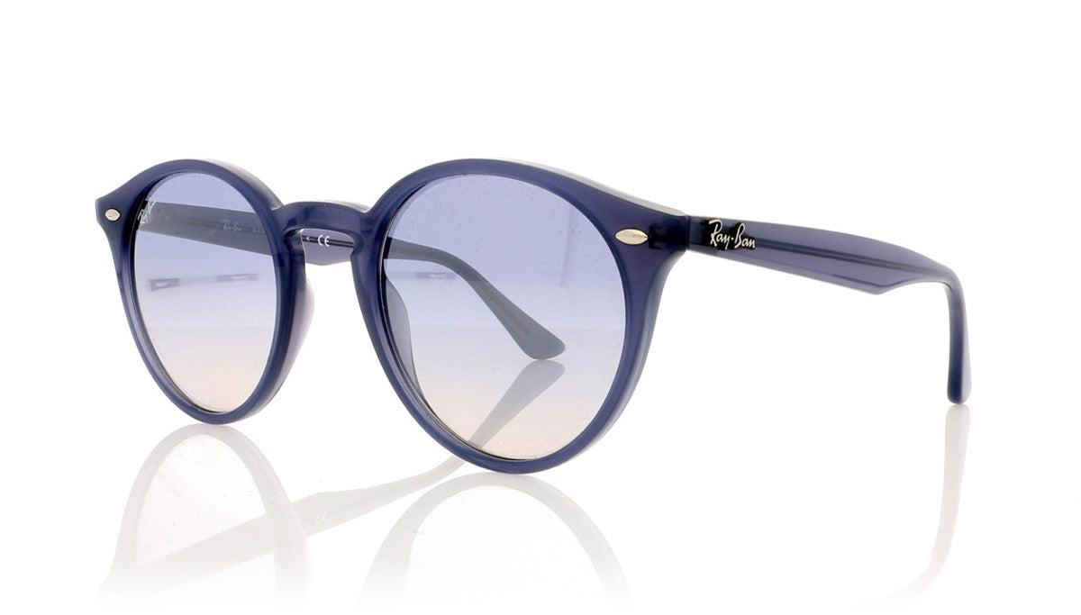 Ray-Ban RB2180 6232/7B Blue Sunglasses - Angle