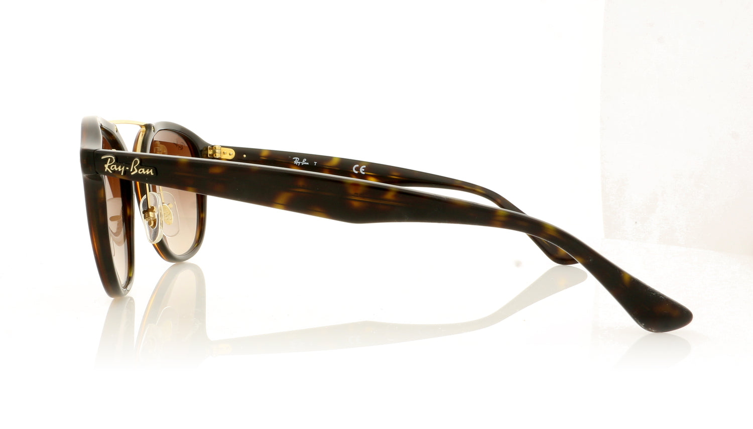 Ray-Ban RB2183 1225/13 Havana Gold Sunglasses - Side