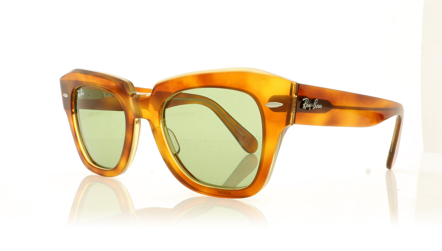 Ray-Ban State Street 12934E Top Tortoise Sunglasses - Angle