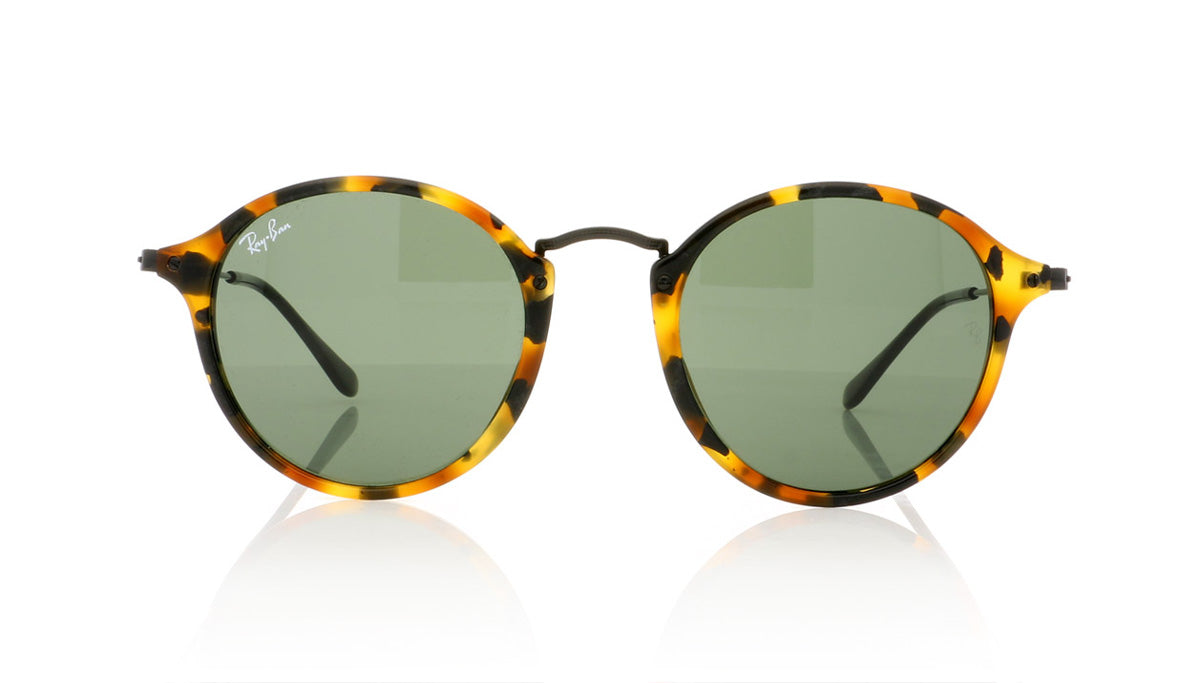Ray-Ban RB2447 1157 Spotted Black Hav Sunglasses - Front