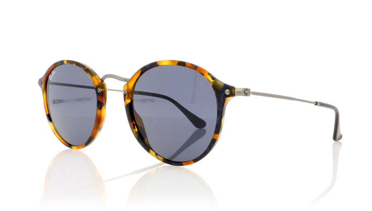 Ray-Ban RB2447 1158R5 Spottd Blu Hav Sunglasses - Angle
