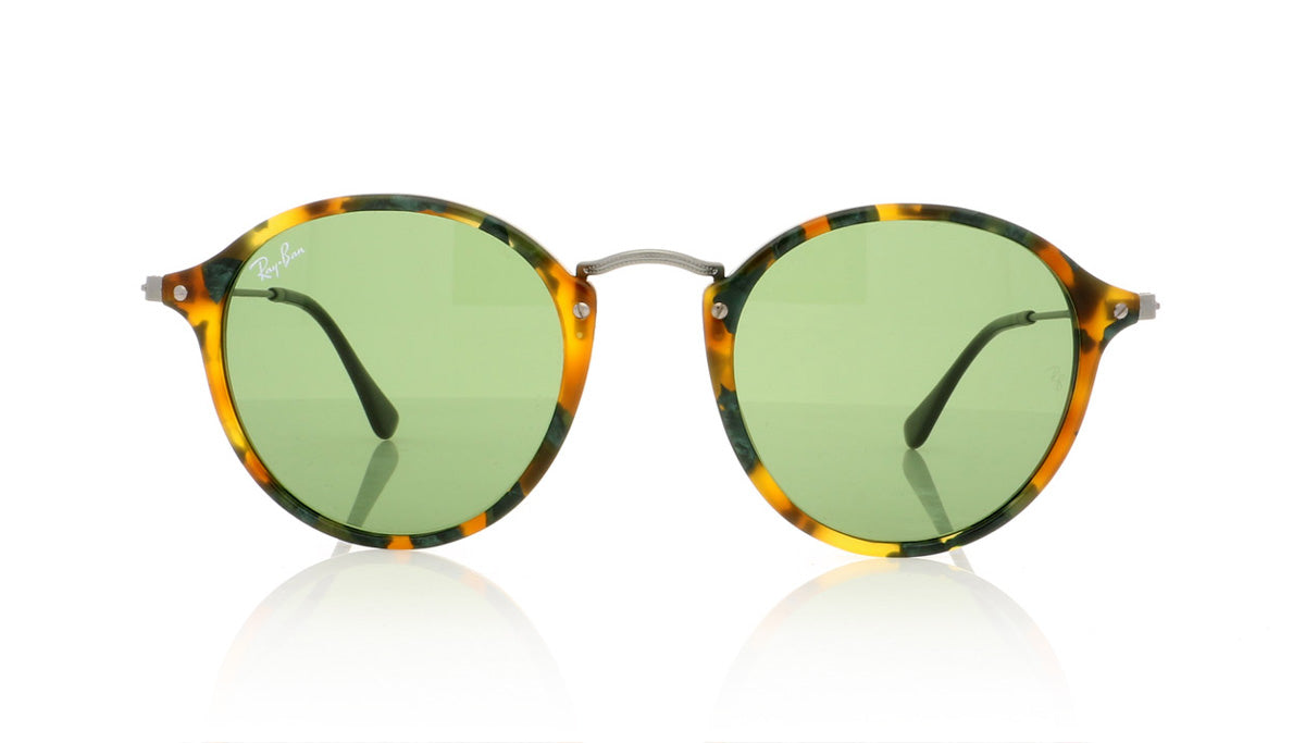 Ray-Ban RB2447 11594E Spotted Green Hav Sunglasses - Front