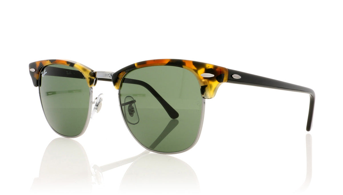 Ray-Ban RB3016 1157 Spotted Black Hav Sunglasses - Angle