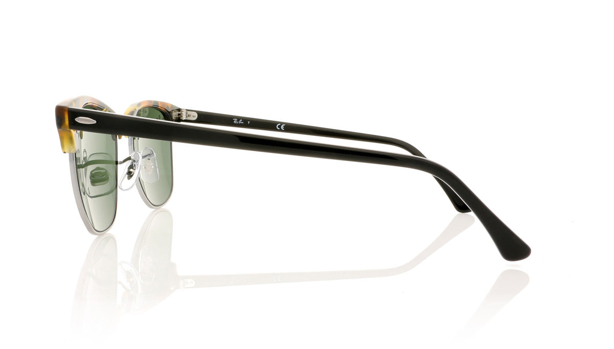 Ray-Ban RB3016 1157 Spotted Black Hav Sunglasses - Side