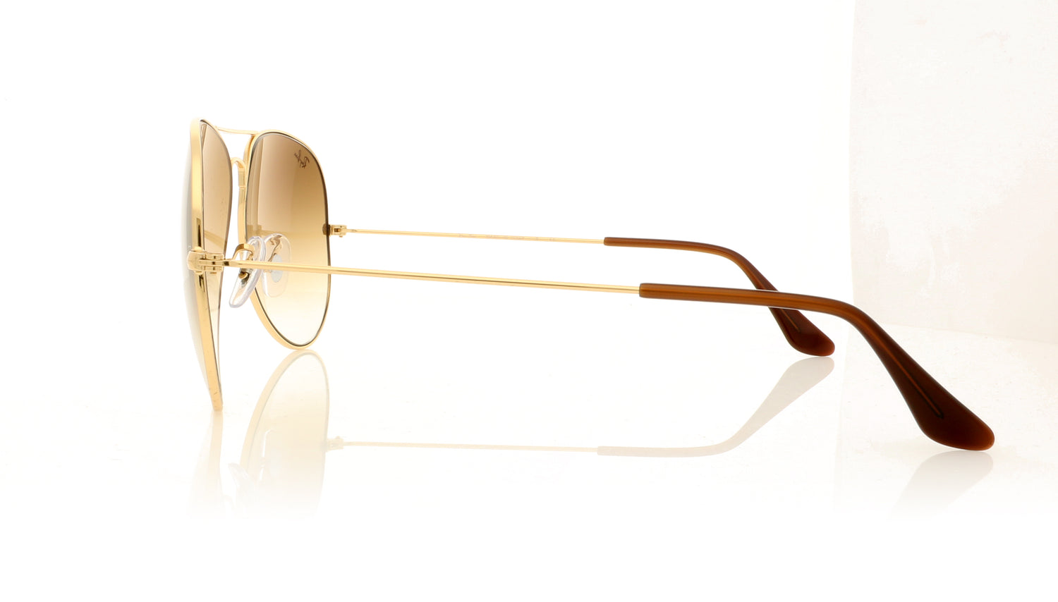 Ray-Ban Aviator Large Metal 001/51 Gold Sunglasses - Side