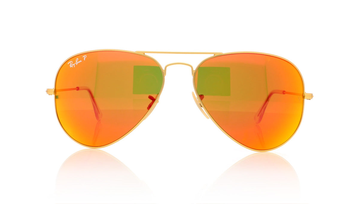 Ray-Ban Aviator Large Metal RB3025 112/4D Mt Gld Sunglasses - Front