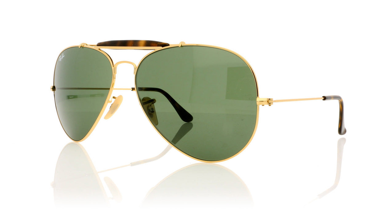Ray-Ban OUTDOORSMAN RB3029 181 Gold Sunglasses - Angle