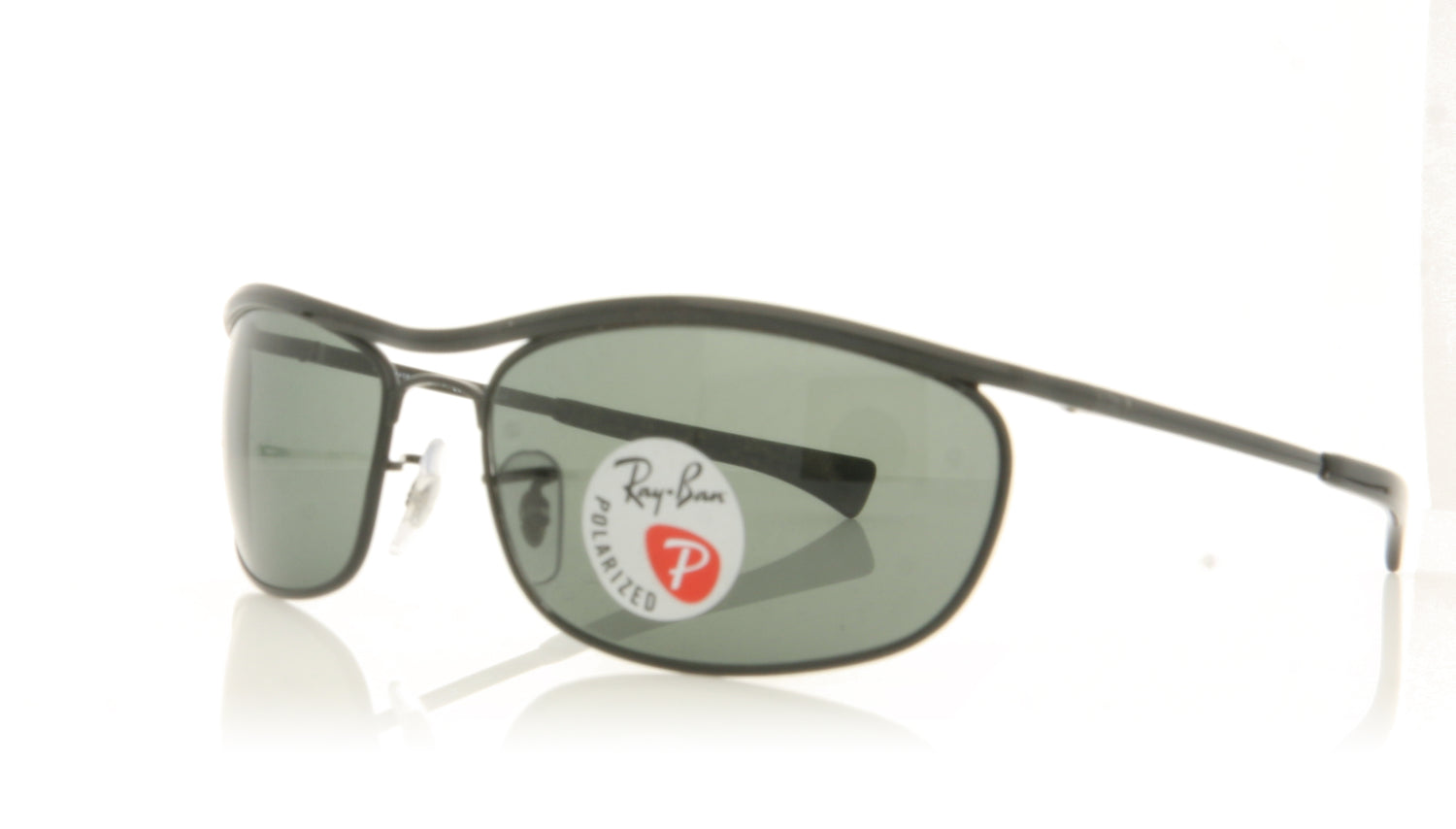 Ray-Ban Olympian I Deluxe 002/58 Black Sunglasses - Angle