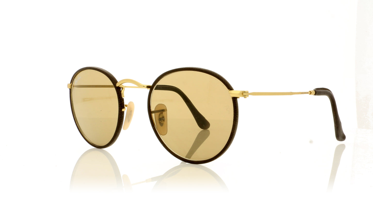 Ray-Ban Round Craft 112/53 Matte Arista Sunglasses - Angle