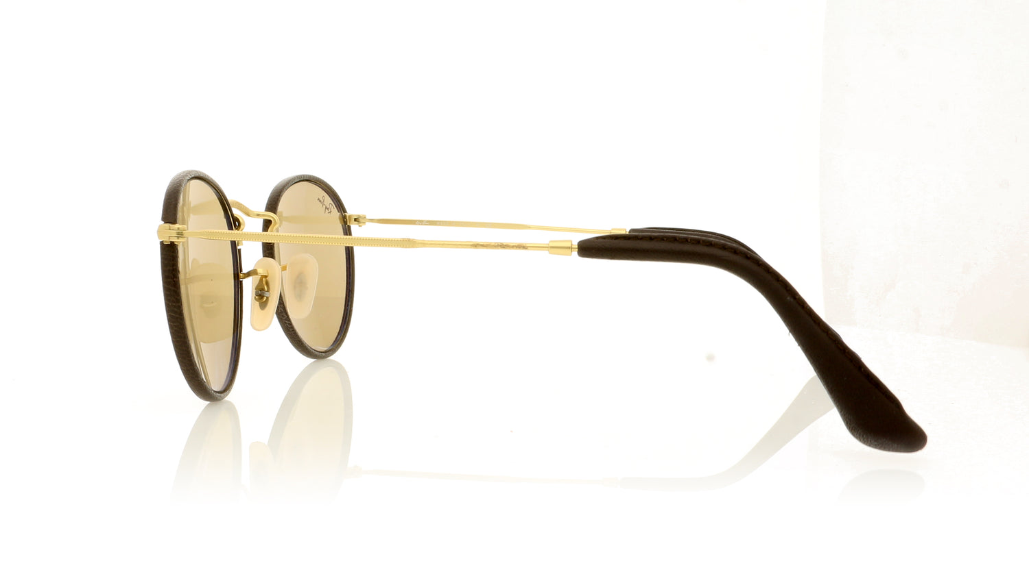 Ray-Ban Round Craft 112/53 Matte Arista Sunglasses - Side