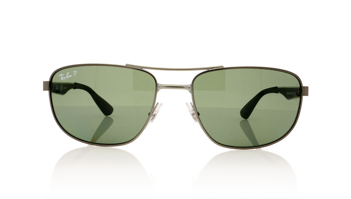 Ray-Ban 0RB3528 029/9A Matte Gunmetal Sunglasses - Front