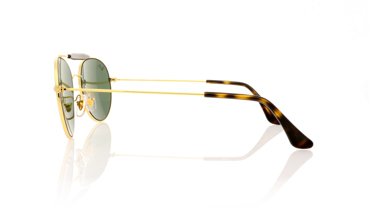 Ray-Ban RB 3540 1 Gold Sunglasses - Side