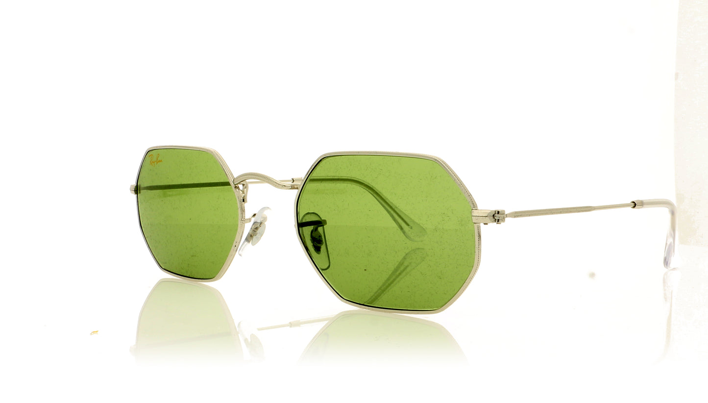 Ray-Ban 0RB3556 91984E Silver Sunglasses - Angle