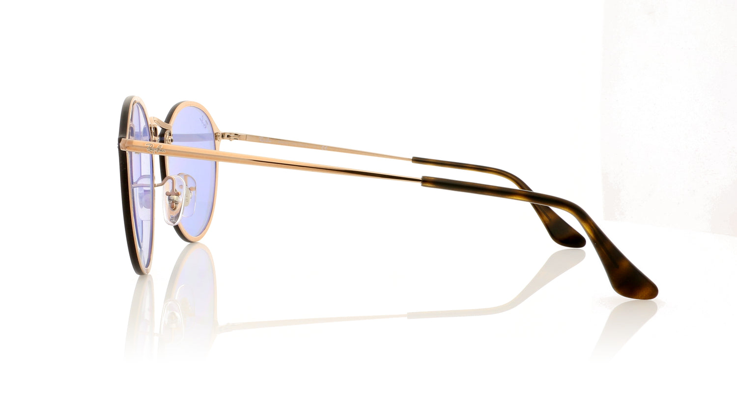 Ray-Ban Blaze round 0RB3574N 90351U Copper Sunglasses - Side