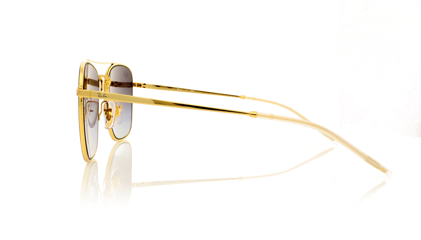 Ray-Ban RB3588 90548G Gold Sunglasses - Side