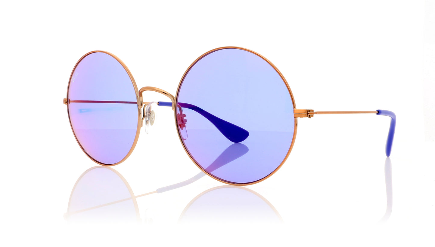 Ray-Ban 0RB3592 9035D1 Shiny Copper Sunglasses - Angle