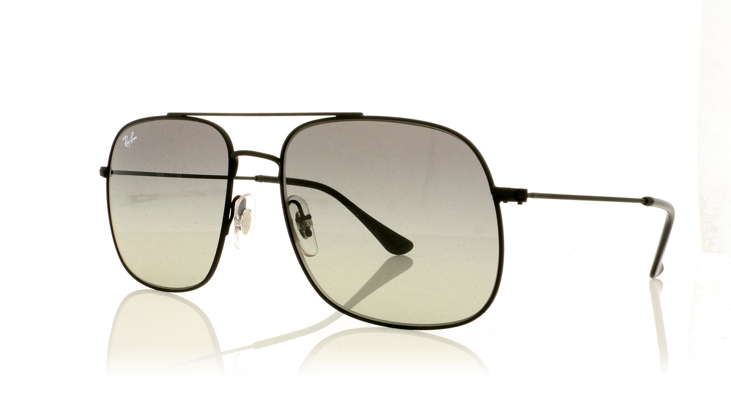 Ray-Ban RB3595 901411 Black Sunglasses - Angle