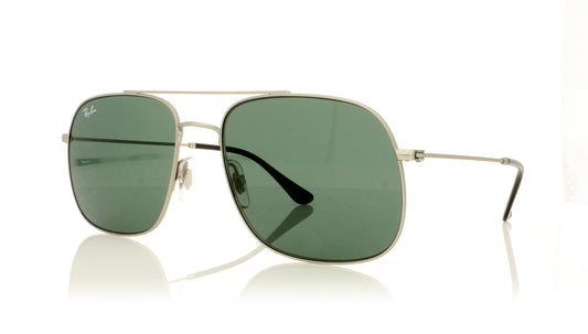 Ray-Ban RB3595 911671 Silver Sunglasses - Angle