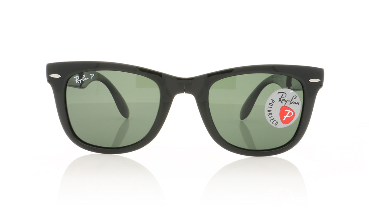 Ray-Ban Folding Wayfarer RB4105 601/58 Black Sunglasses - Front