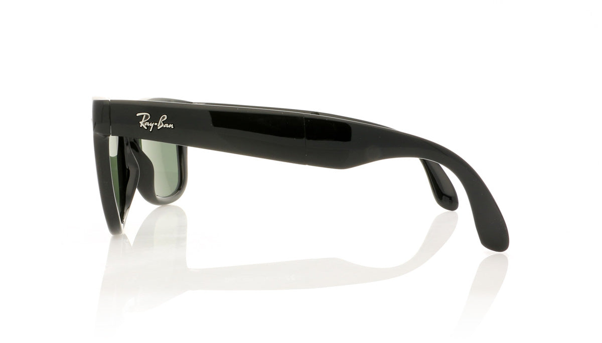 Ray-Ban Folding Wayfarer RB4105 601 Black Sunglasses - Side