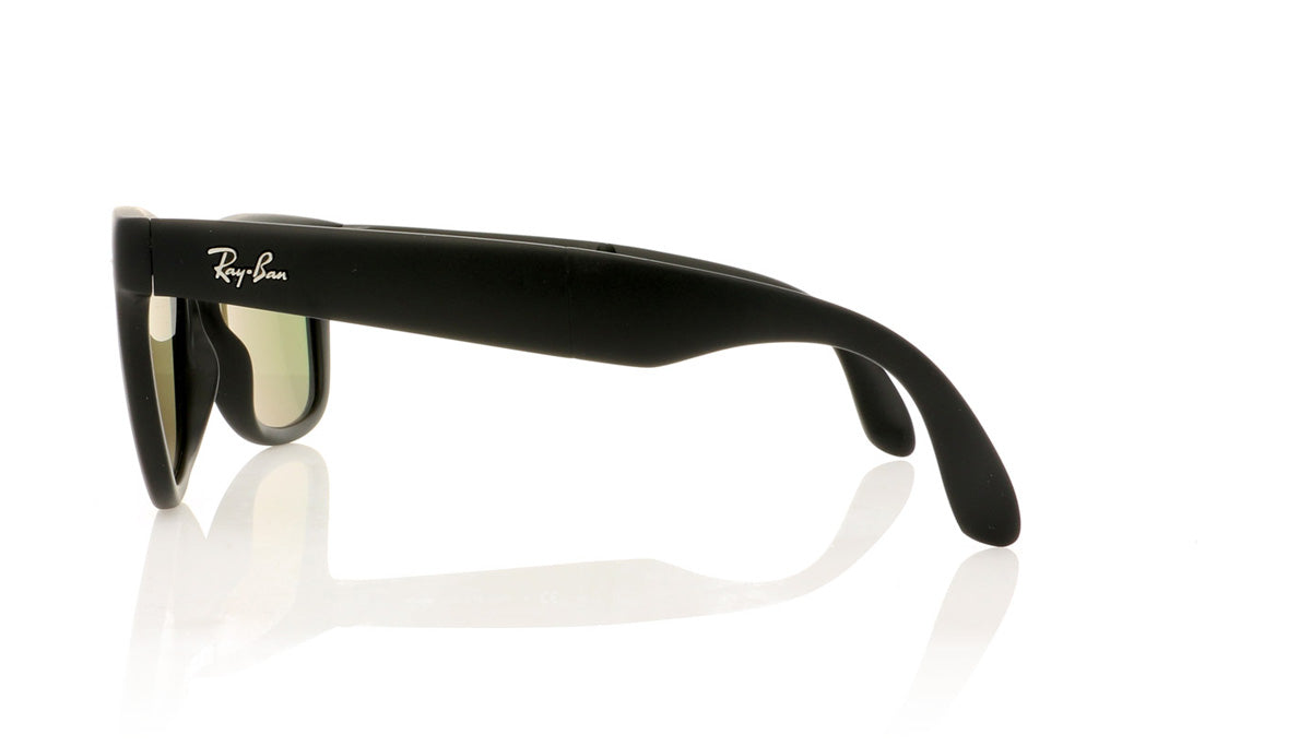 Ray-Ban Folding Wayfarer RB4105 601S4T Mt Black Sunglasses - Side