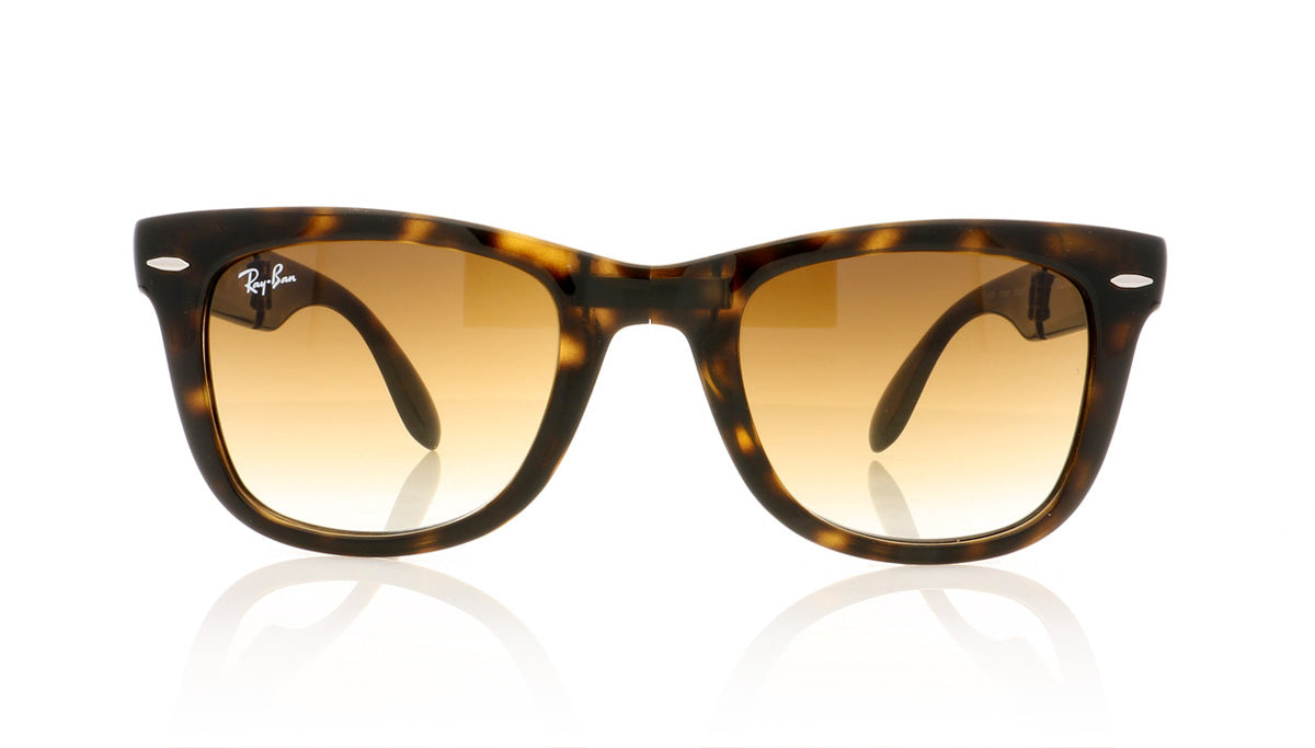 Ray-Ban Folding Wayfarer RB4105 710/51 Light Hav Sunglasses - Front