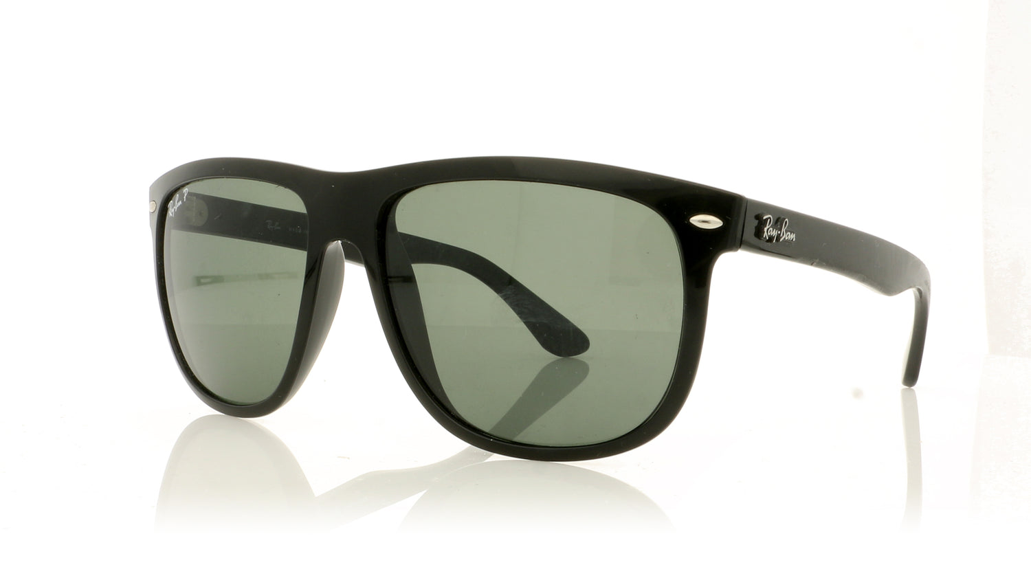 Ray-Ban Boyfriend 601/58 Black Sunglasses - Angle