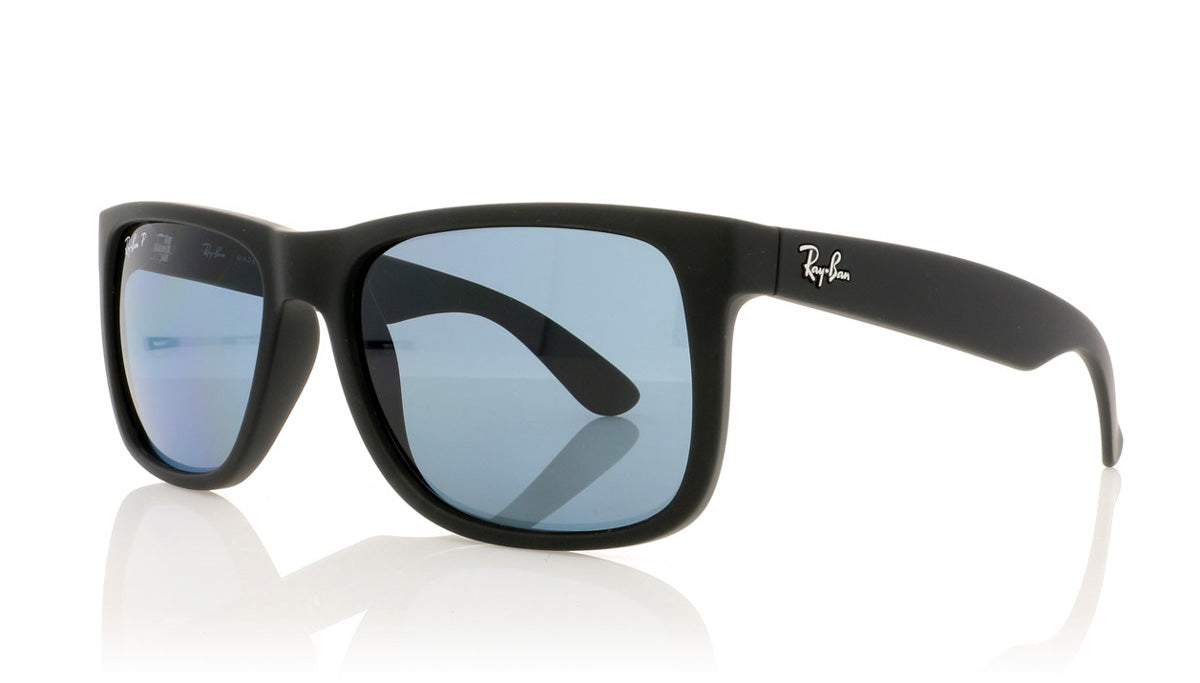 Ray-Ban Justin RB4165 622/2V Black Rbr Sunglasses - Angle