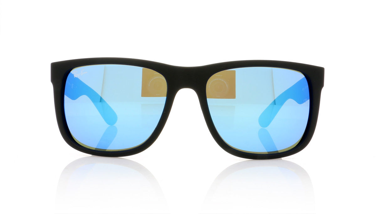 Ray-Ban Justin 622/55 Black Rubber Sunglasses - Front