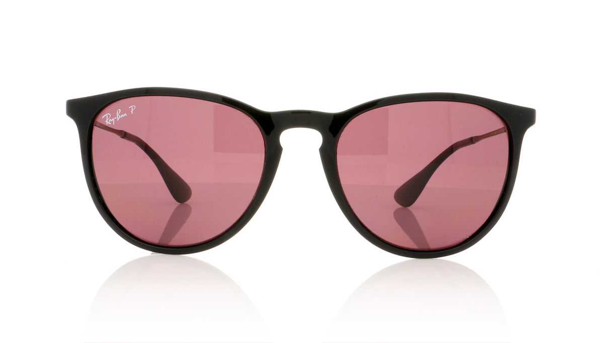 Ray-Ban Erika RB4171 601/5Q Black Sunglasses - Front
