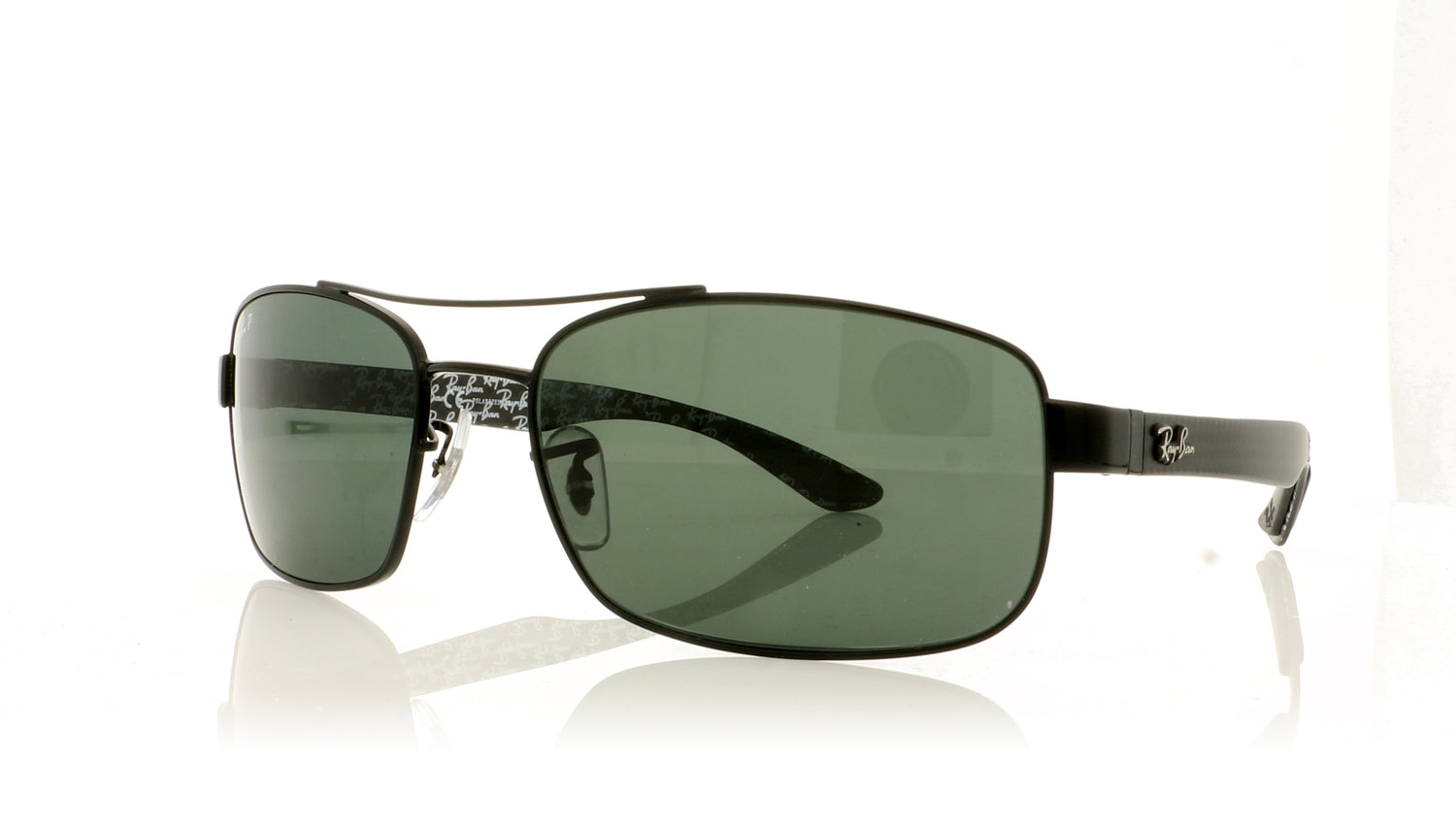 Ray-Ban 0RB8316 002/N5 Black Sunglasses - Angle