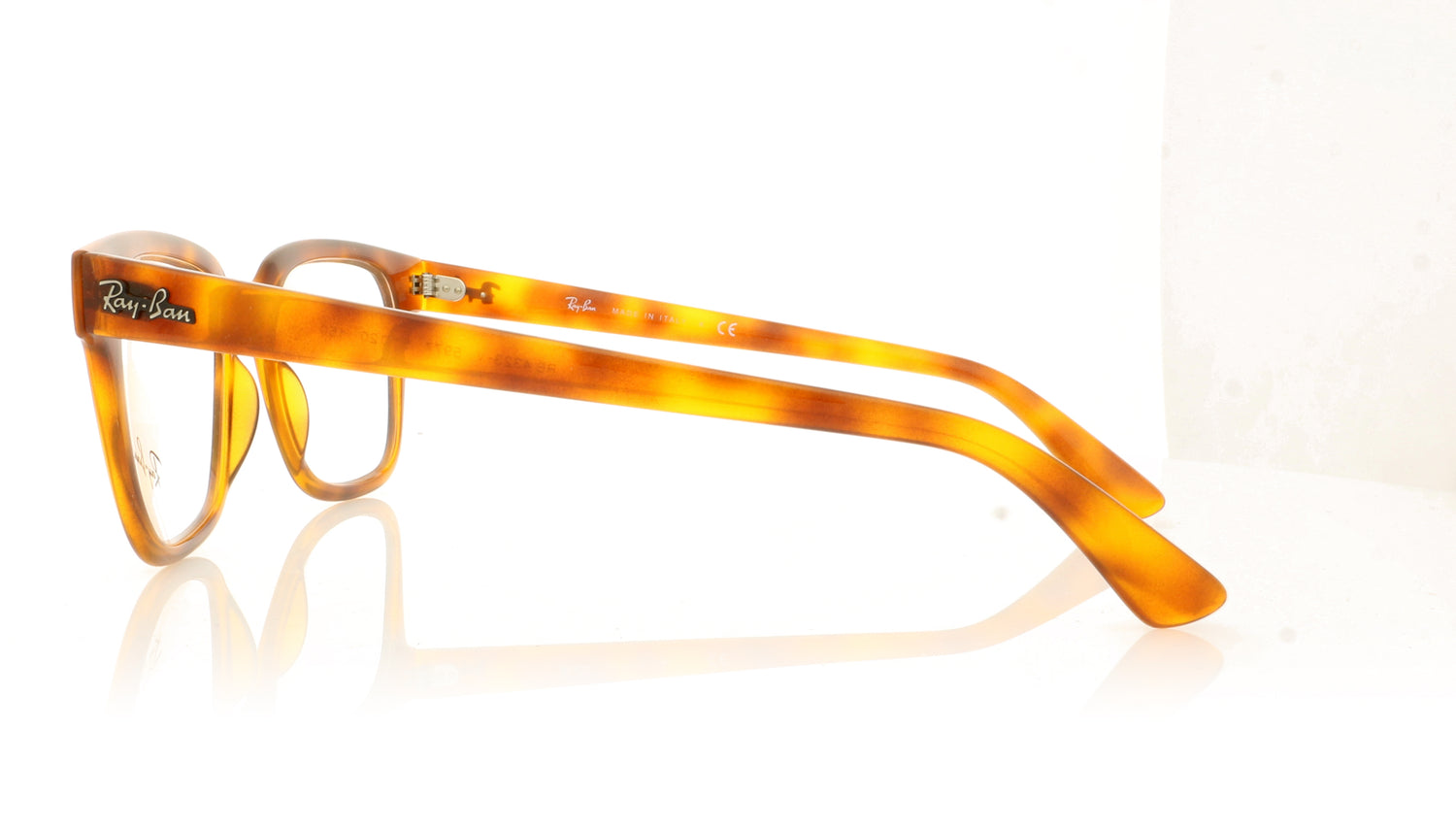 Ray-Ban RB4323 5977 Yellow Light Havana Glasses - Side